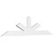Ekena Millwork Saratoga Architectural Grade PVC Gable Bracket, 96"W x 24"H x 2"D x 6"F, 6/12 Pitch GBP096X24X0206SAR00 - alternate 1